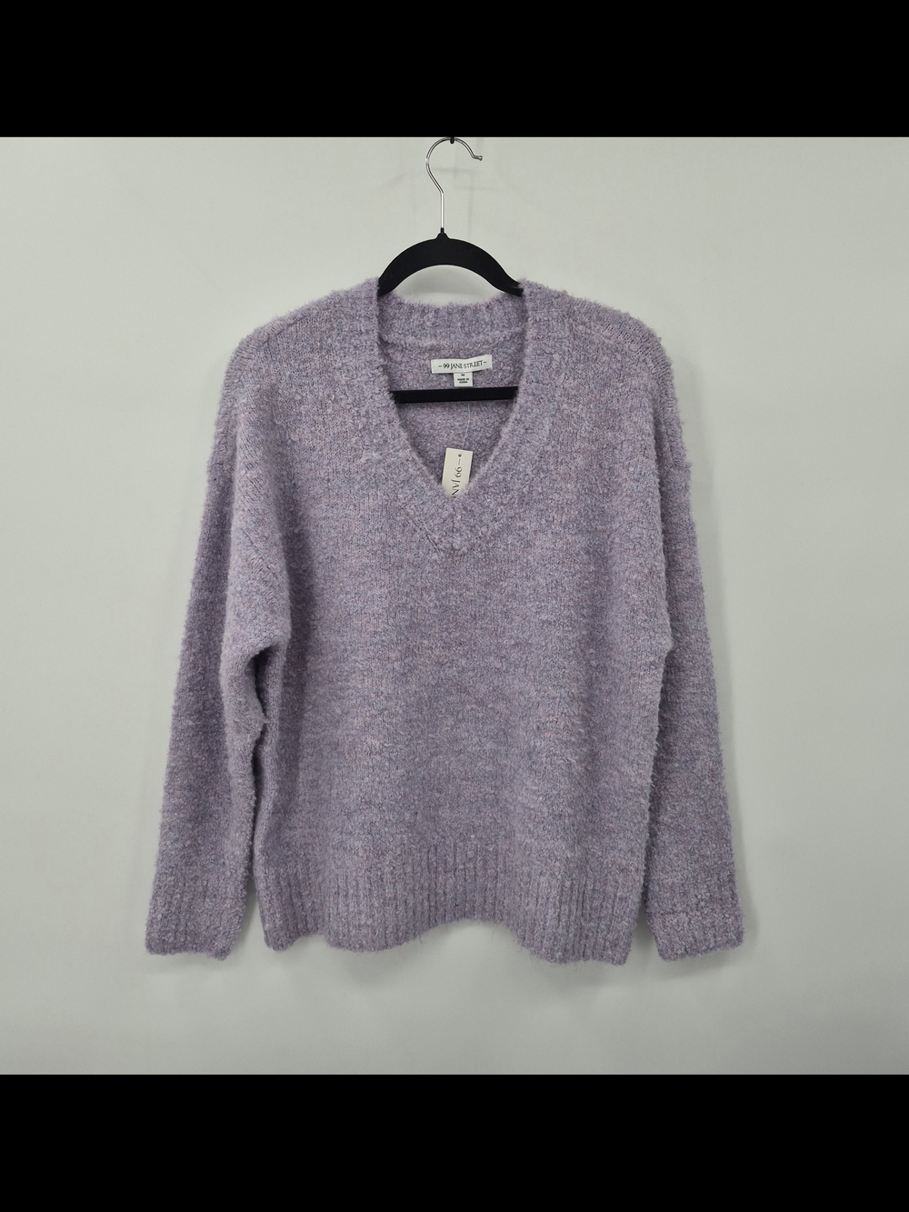 99 Jane Street Women Purple Pullover Sweater M Soft Lilac Warm Cozy